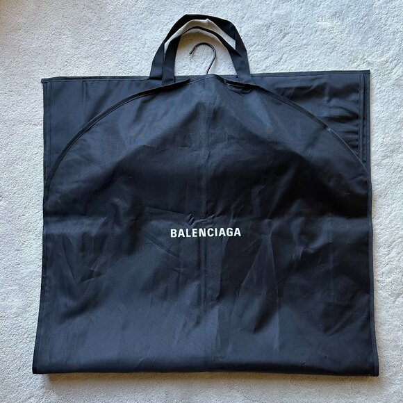 BALENCIAGA Unisex BLACK GARMENT BAG with HANGER - Picture 1 of 9